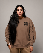 Jesus Is King fleece crewneck sweatshirt
