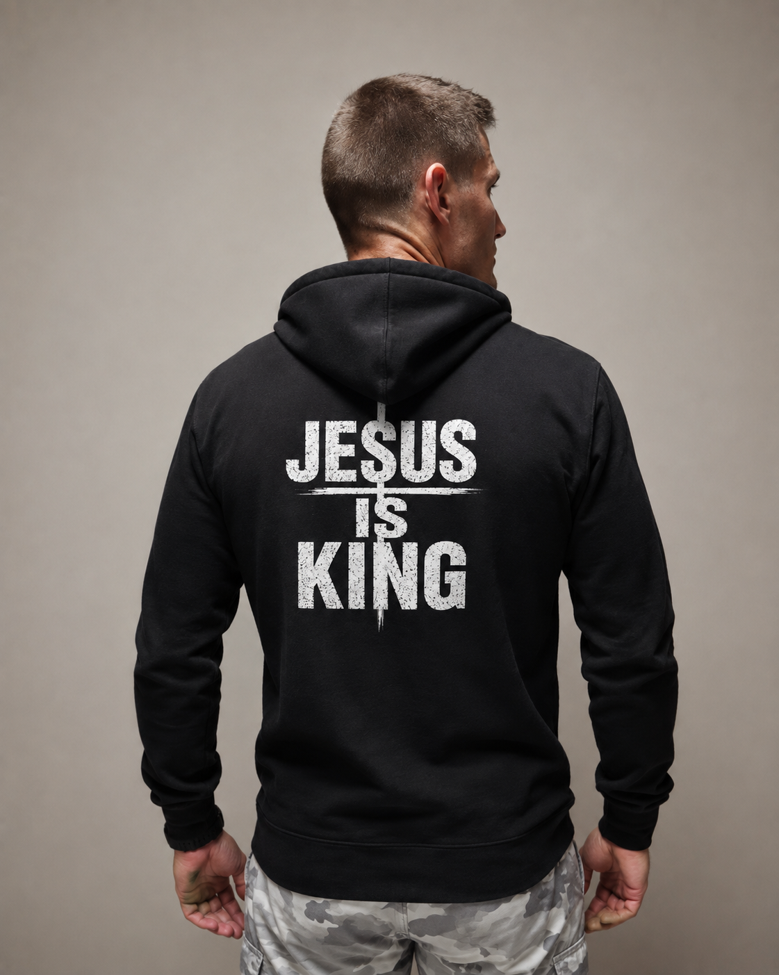 Jesus IS King Hooded Sweatshirt
