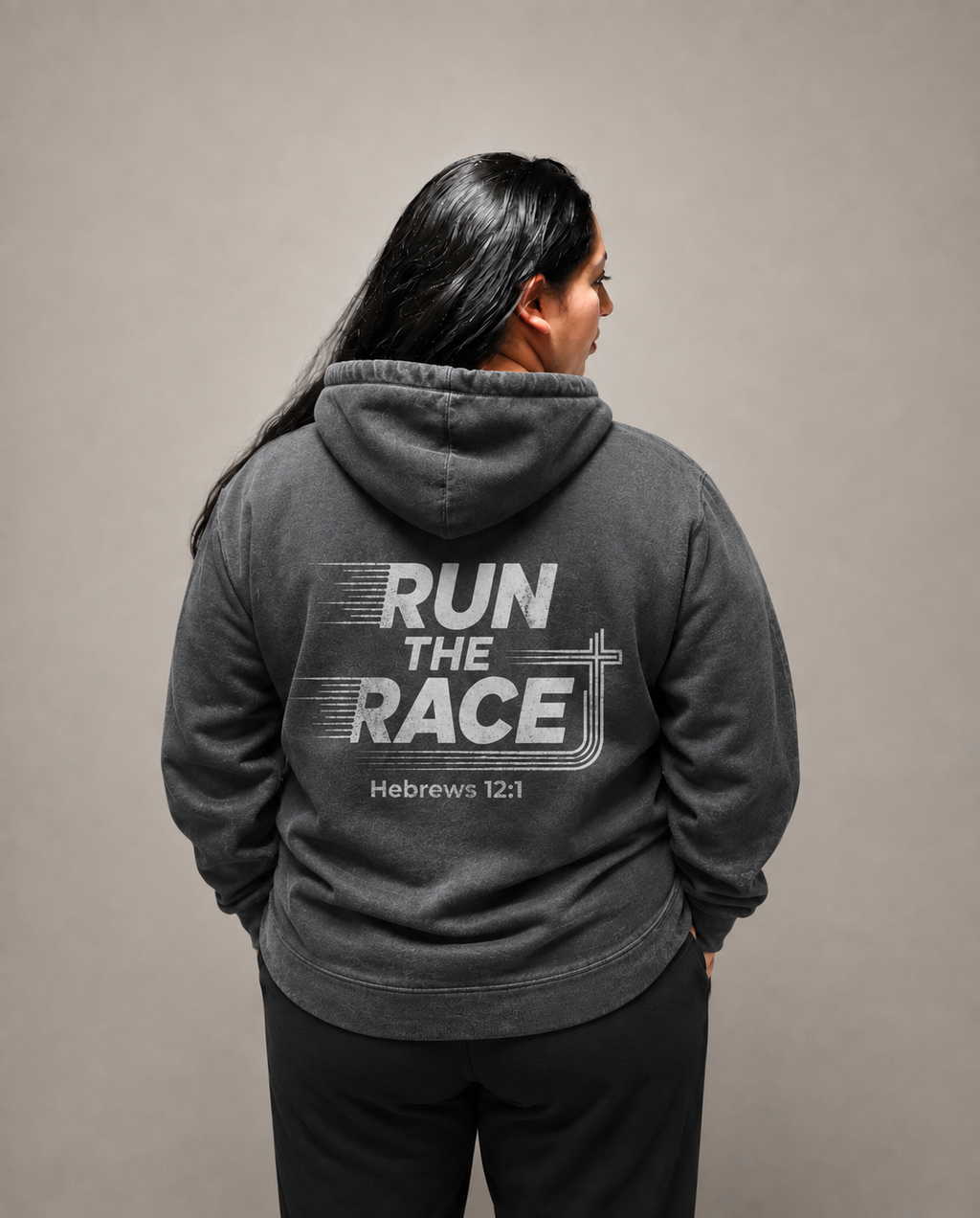 Run The Race Hooded Sweatshirt