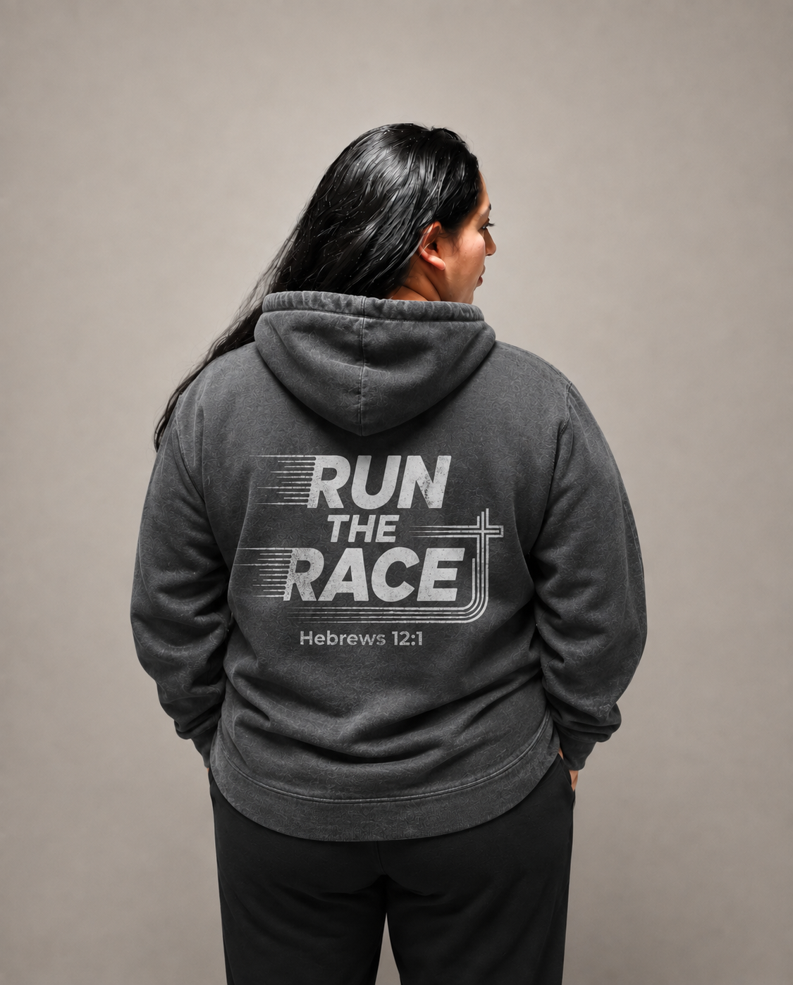 Run The Race Hooded Sweatshirt