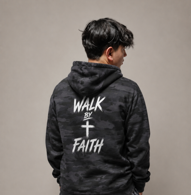 Walk By Faith Hooded Sweatshirt