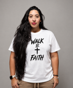 Walk By Faith heavyweight t-shirt